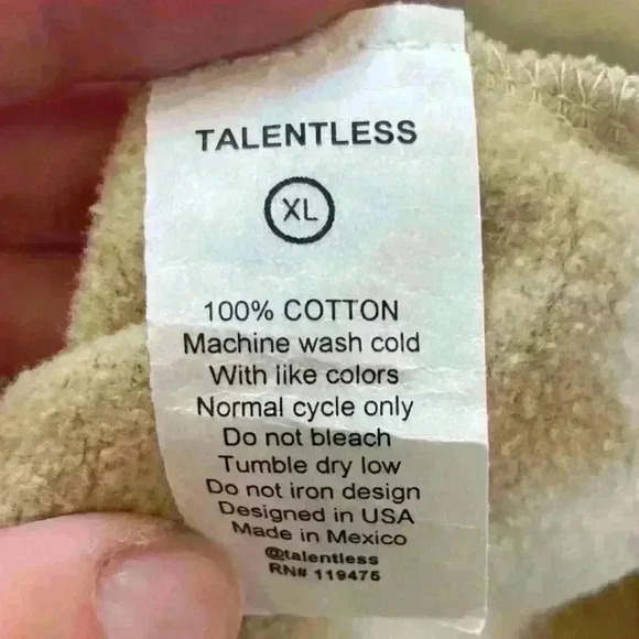 Men’s Talentless Tie Dye Crewneck sweatshirt. Size XL - Picture 3 of 7